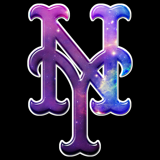 Galaxy New York Mets Logo vinyl decal